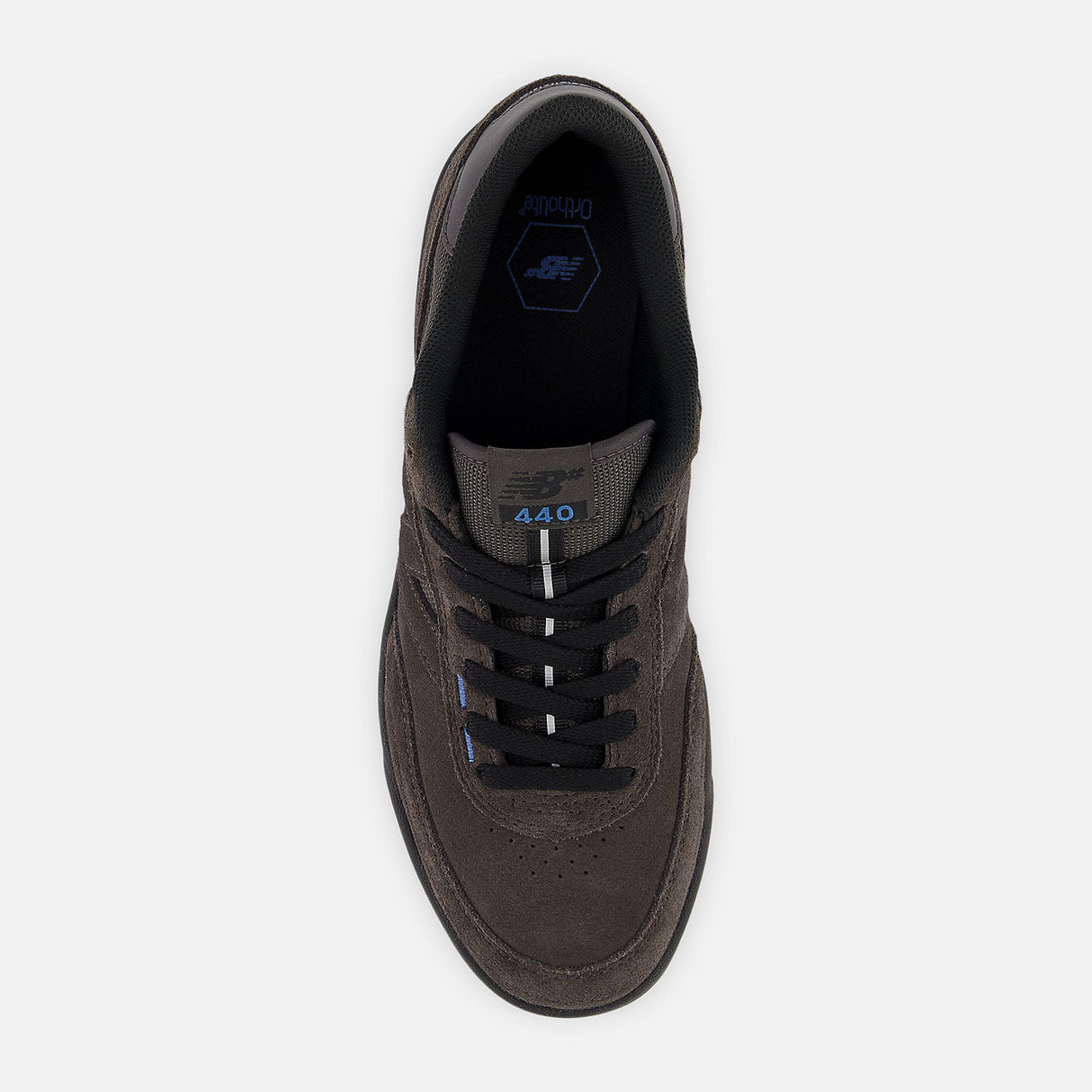 New Balance Numeric 440 V2 Wide Skate Shoes - Black Cement with Black