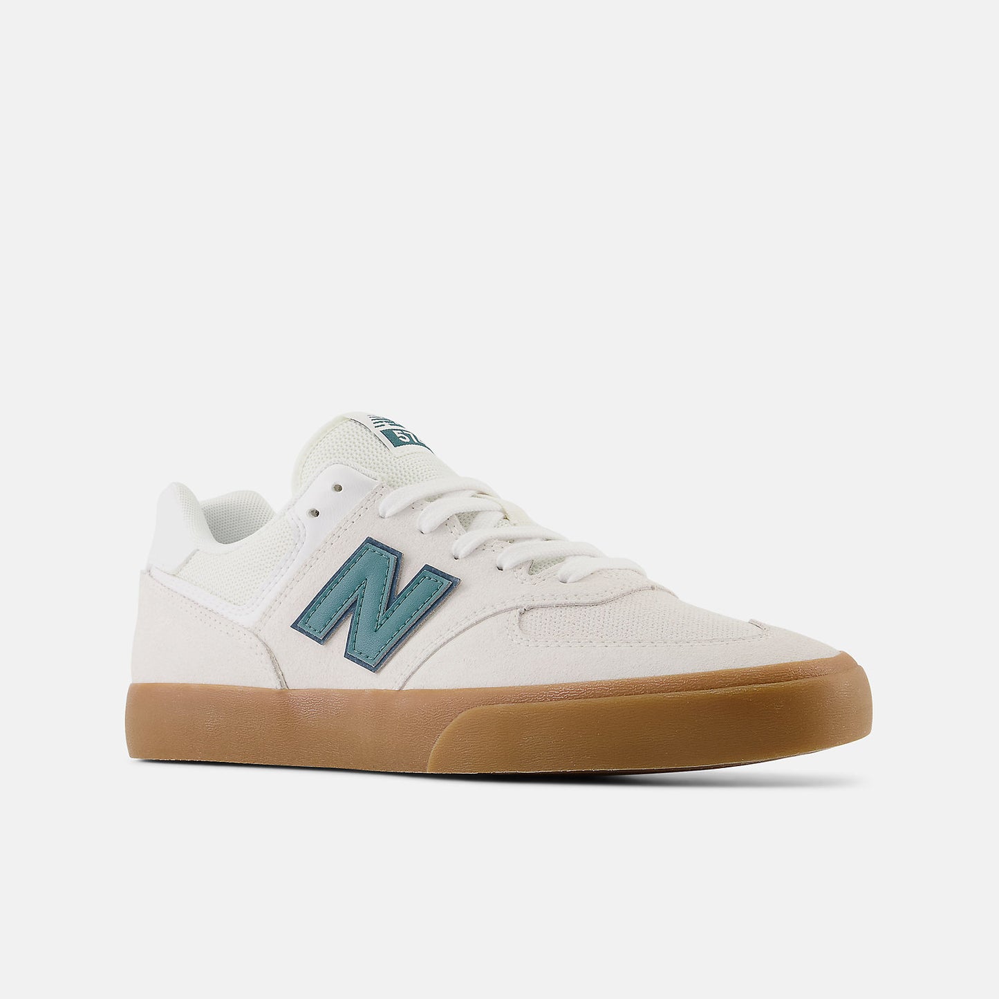 New Balance 574 Vulc Sea Salt with Teal