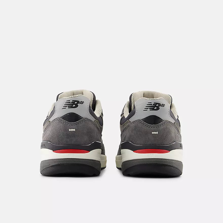 New Balance Numeric 933 Andrew Reynolds Skate Shoes Wide 2E Dark Grey with White