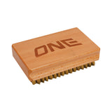 One Ball Brass Snowboard Waxing Brush