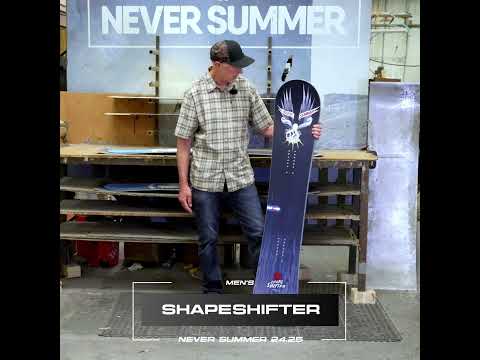 Never Summer Shapeshifter Men's Snowboard 2025 156cm – Focus Boardshop
