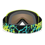 Smith Snowday Kids Goggles Electric Lime Slime + Green Sol-X Mirror Lens