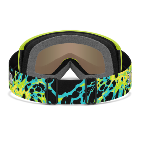 Smith Snowday Kids Goggles Electric Lime Slime + Green Sol-X Mirror Lens