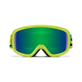 Smith Snowday Kids Goggles Electric Lime Slime + Green Sol-X Mirror Lens