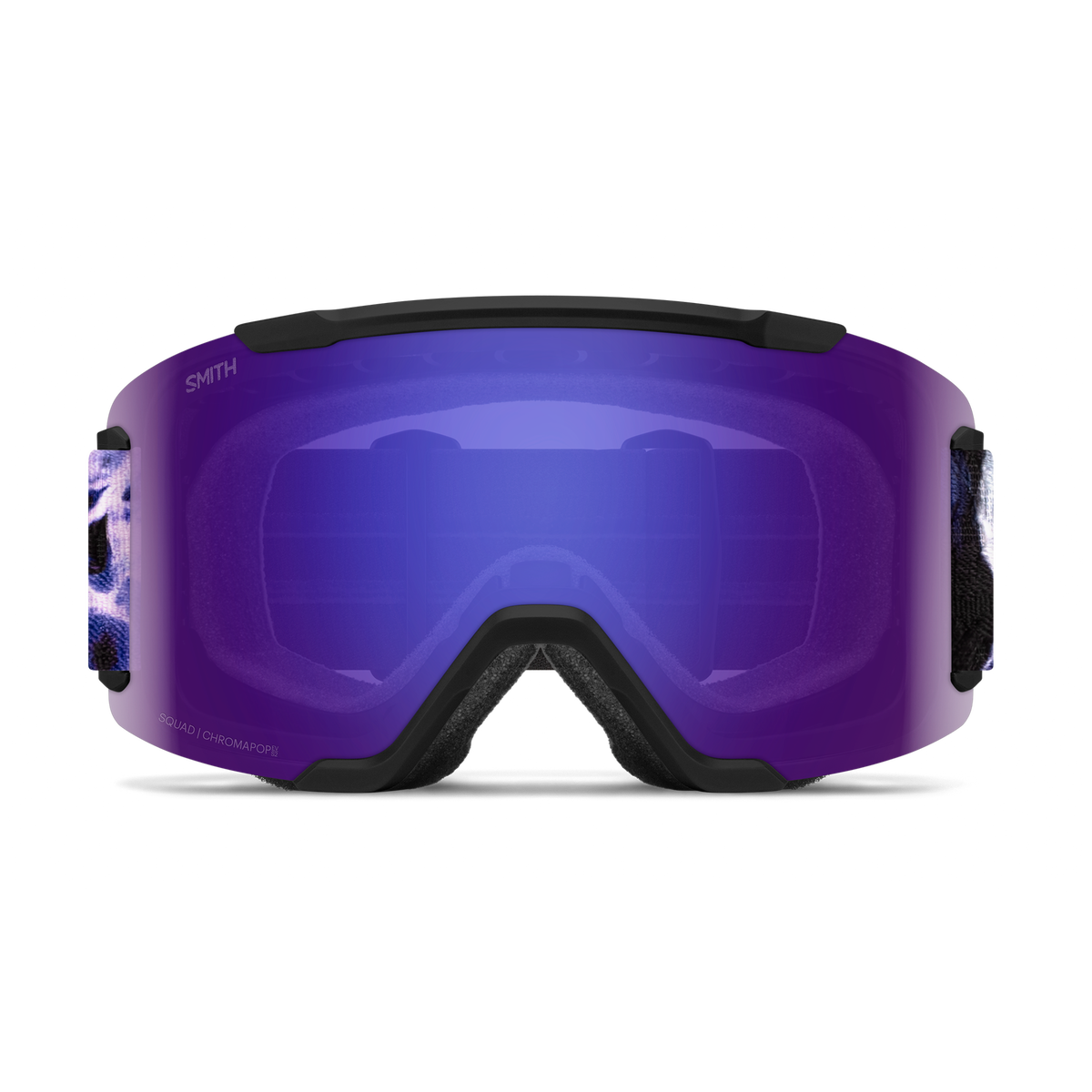 Smith Squad Goggles Black Flex Plasma + ChromaPop Everyday Violet Mirror Lens