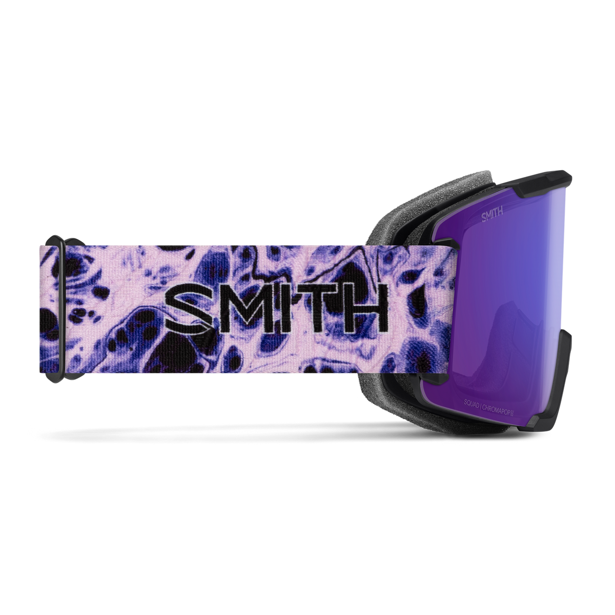 Smith Squad Goggles Black Flex Plasma + ChromaPop Everyday Violet Mirror Lens