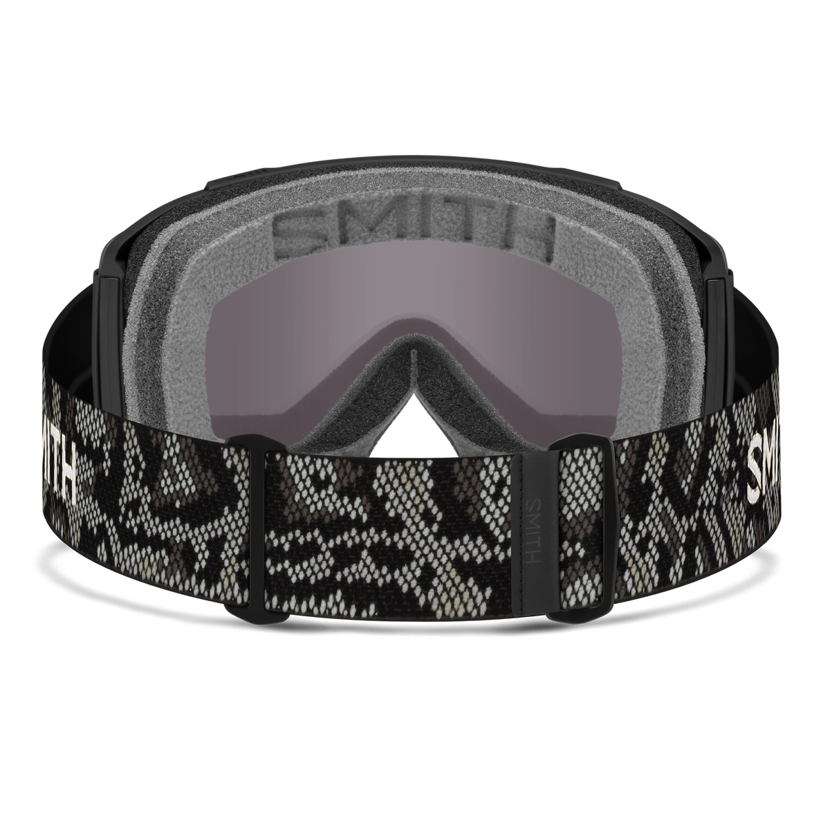 Smith Squad Goggles Black Snakeskin + ChromaPop Sun Black Gold Mirror Lens