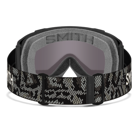 Smith Squad Goggles Black Snakeskin + ChromaPop Sun Black Gold Mirror Lens