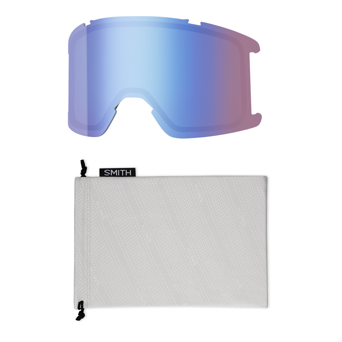Smith Squad Goggles Black Snakeskin + ChromaPop Sun Black Gold Mirror Lens
