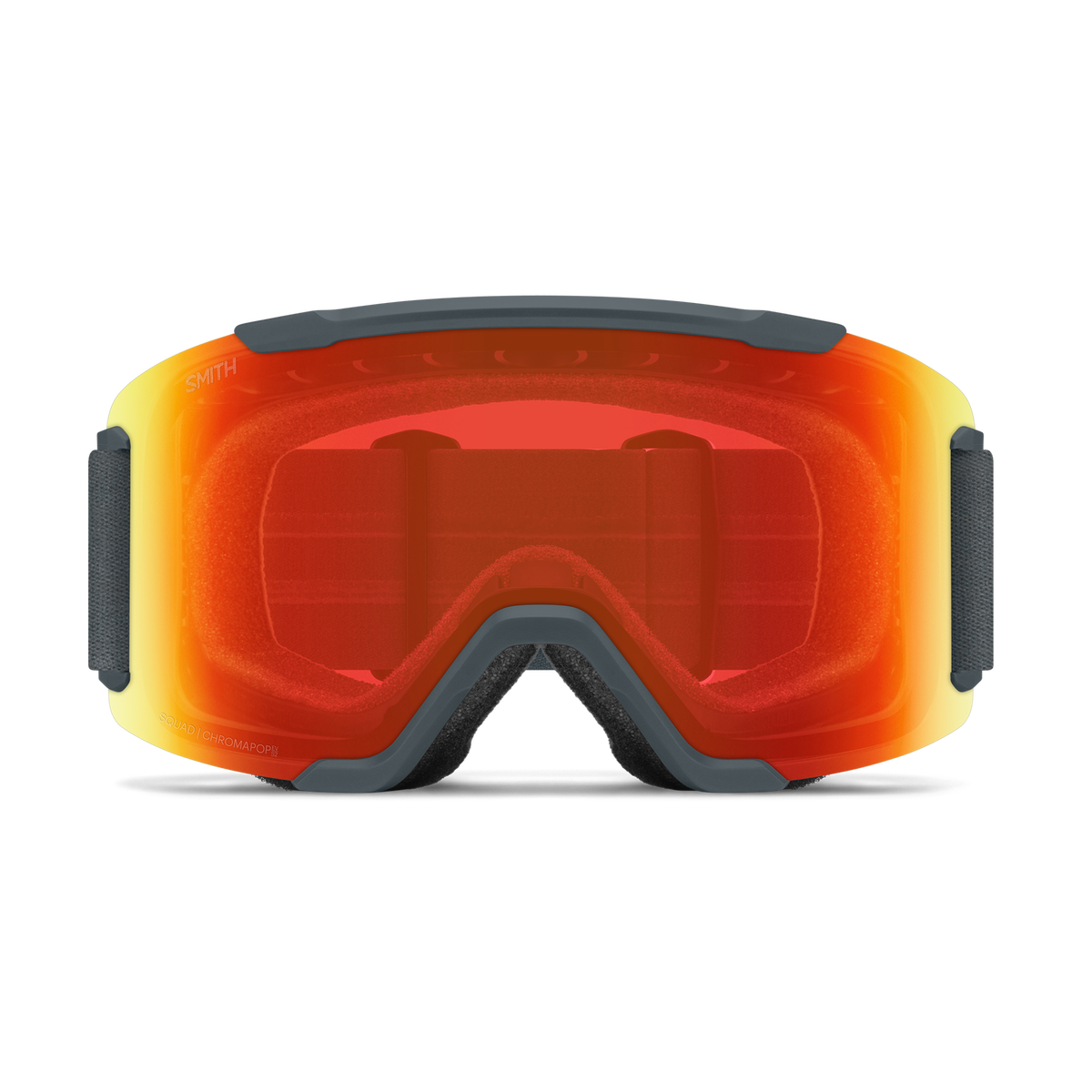 Smith Squad Goggles Slate + ChromaPop Everyday Red Mirror Lens