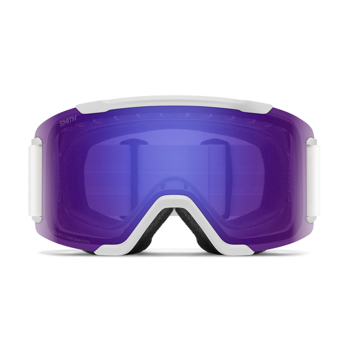 Smith Squad Goggles White Vapor + ChromaPop Everyday Violet Mirror Lens