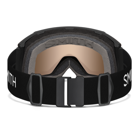 Smith Squad Mag Low Bridge Fit Goggles Black + ChromaPop Pro Photochromic Gold Mirror Lens