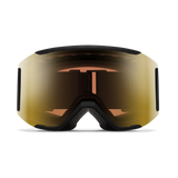 Smith Squad Mag Low Bridge Fit Goggles Black + ChromaPop Pro Photochromic Gold Mirror Lens