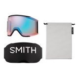 Smith Squad Mag Low Bridge Fit Goggles Black + ChromaPop Pro Photochromic Gold Mirror Lens