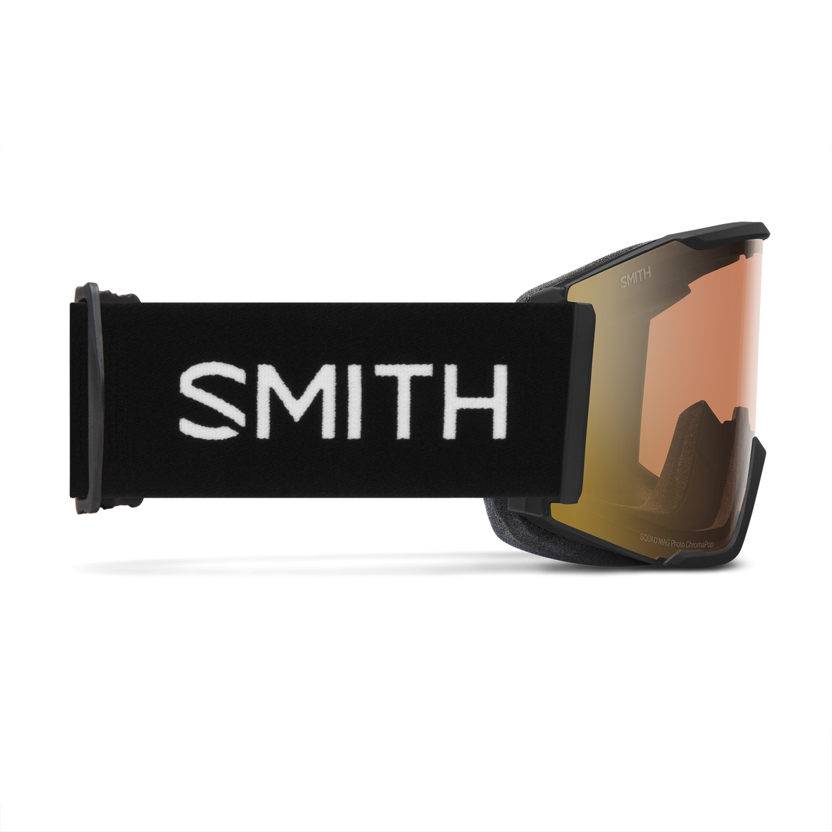 Smith Squad Mag Low Bridge Fit Goggles Black + ChromaPop Pro Photochromic Gold Mirror Lens