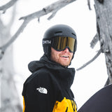 Smith Squad Mag Goggles Black + ChromaPop Pro Photochromic Gold Mirror Lens