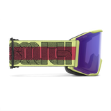 Smith Squad Mag Goggles Serpentine Lined Up + ChromaPop Everyday Violet Lens