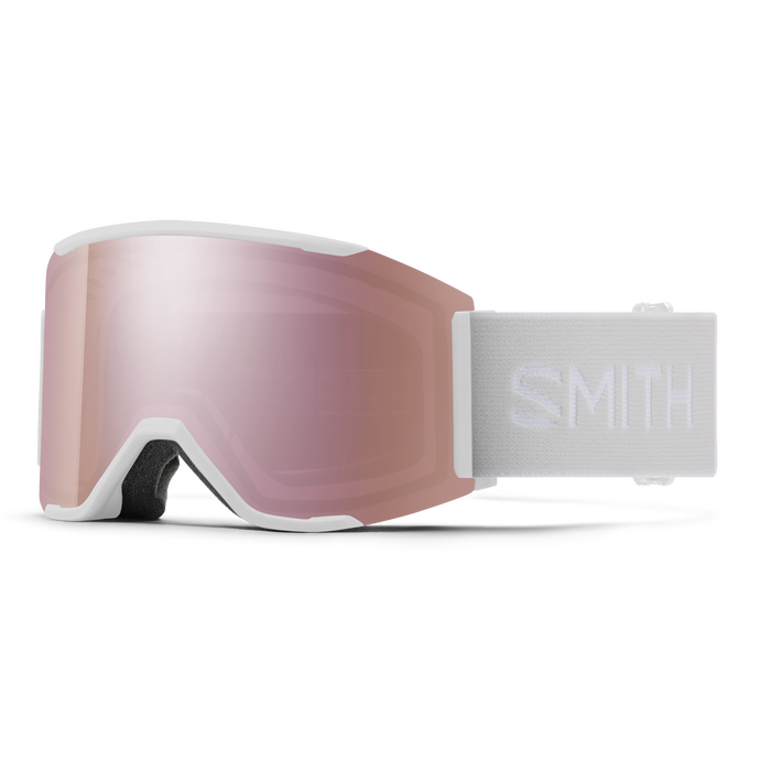 Smith Squad Mag Goggles White Vapor ChromaPop Everyday Rose