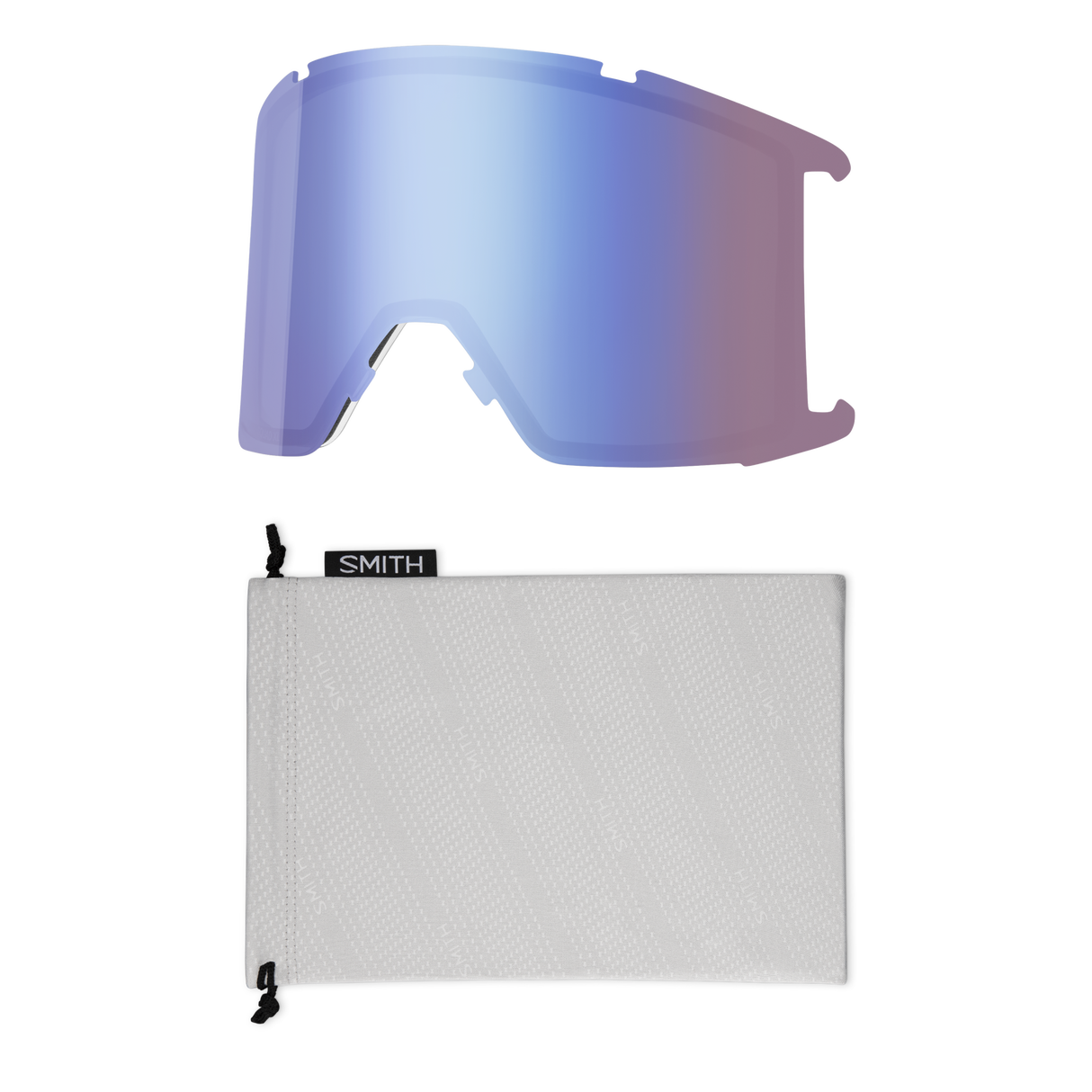 Smith Squad XL Goggles White Fade Out + ChromaPop Sun Black Lens