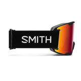 Smith Stash XL Goggles Black + ChromaPop Sun Red Mirror Lens
