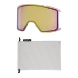 Smith Stash XL Goggles Black + ChromaPop Sun Red Mirror Lens