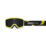 Giro Chico 2.0 Youth Snow Goggles - 2026 Yellow Bolts Strap with Ultra Black Lens