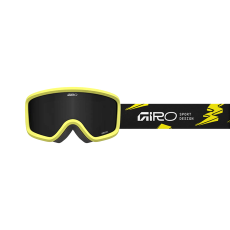 Giro Chico 2.0 Youth Snow Goggles - 2026 Yellow Bolts Strap with Ultra Black Lens