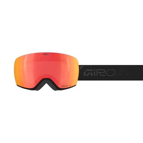 Giro Article II Snow Goggles - 2026 Black Stacked Strap with Vivid Ember Lens + Bonus Vivid Infrared Lens