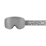 Giro Contour Snow Goggles - 2026 Grey Wordmark Strap with Vivid Onyx Lens + Bonus Vivid Infrared Lens