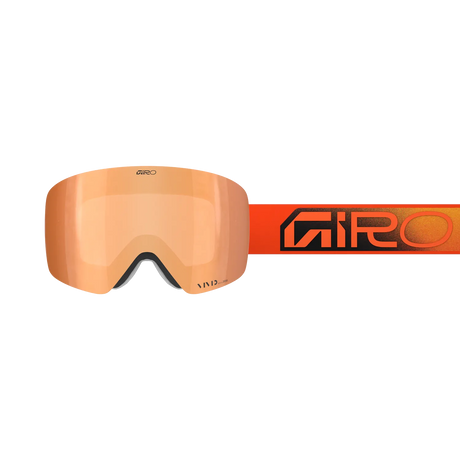 Giro Contour Snow Goggles - 2026 Faded Orange Strap with Vivid Copper Lens + Bonus Vivid Infrared Lens