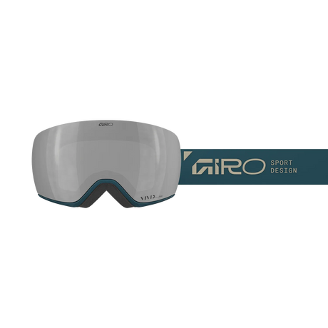 Giro Article II Snow Goggles - 2026 Teal Stacked Strap with Vivid Onyx Lens + Bonus Vivid Infrared Lens