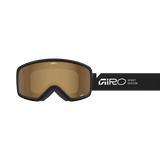 Giro Stomp Youth Snow Goggles - 2026 Black Wordmark Strap with Amber Rose Lens