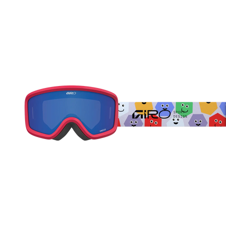 Giro Chico 2.0 Youth Snow Goggles - 2026 Multi Faces Strap with Grey Cobalt Lens