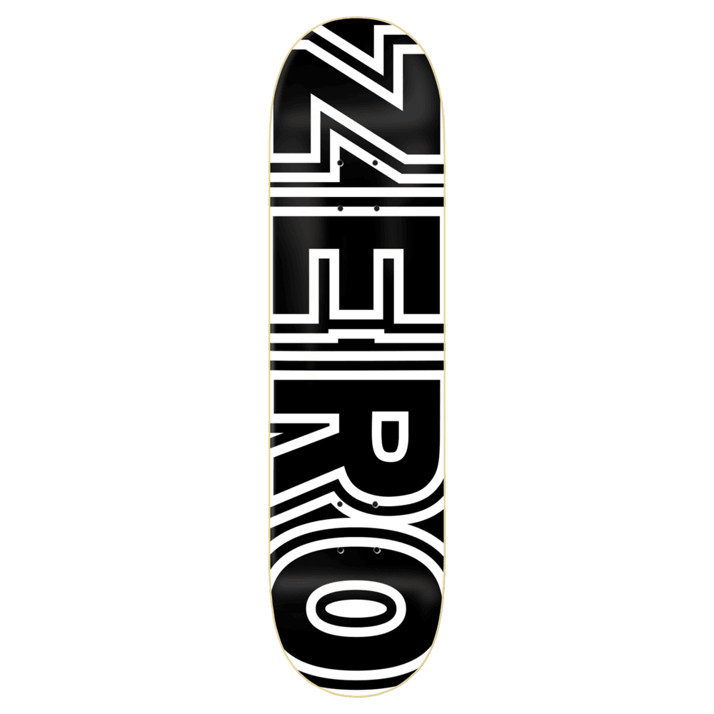 Zero Team Bold Skateboard Deck 8.25"