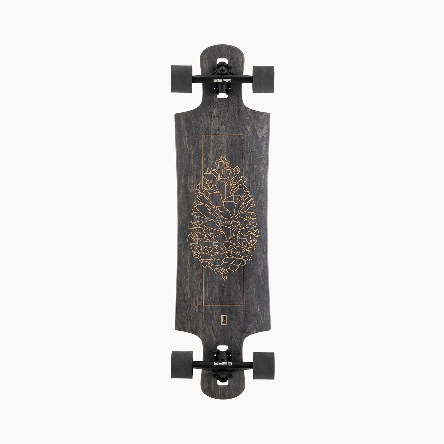 Landyachtz Drop Hammer Black Pinecone Complete Longboard