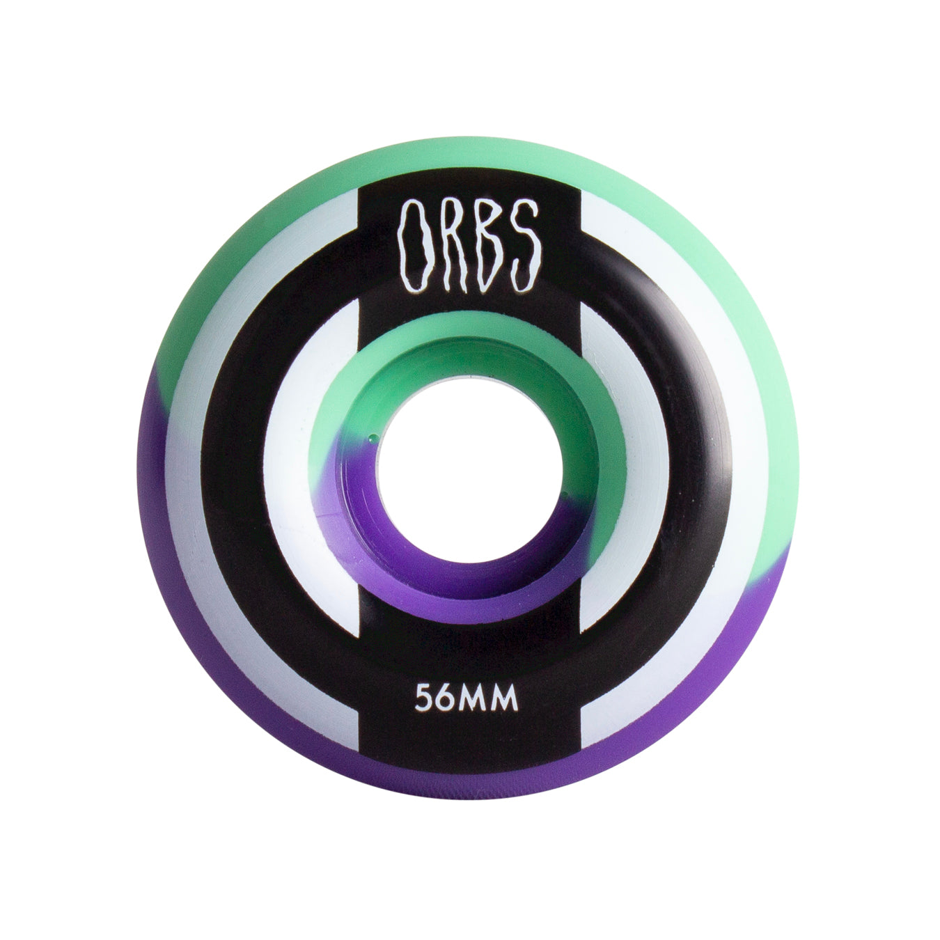 Orbs Apparitions Skateboard Wheels Mint/Lavender 56mm