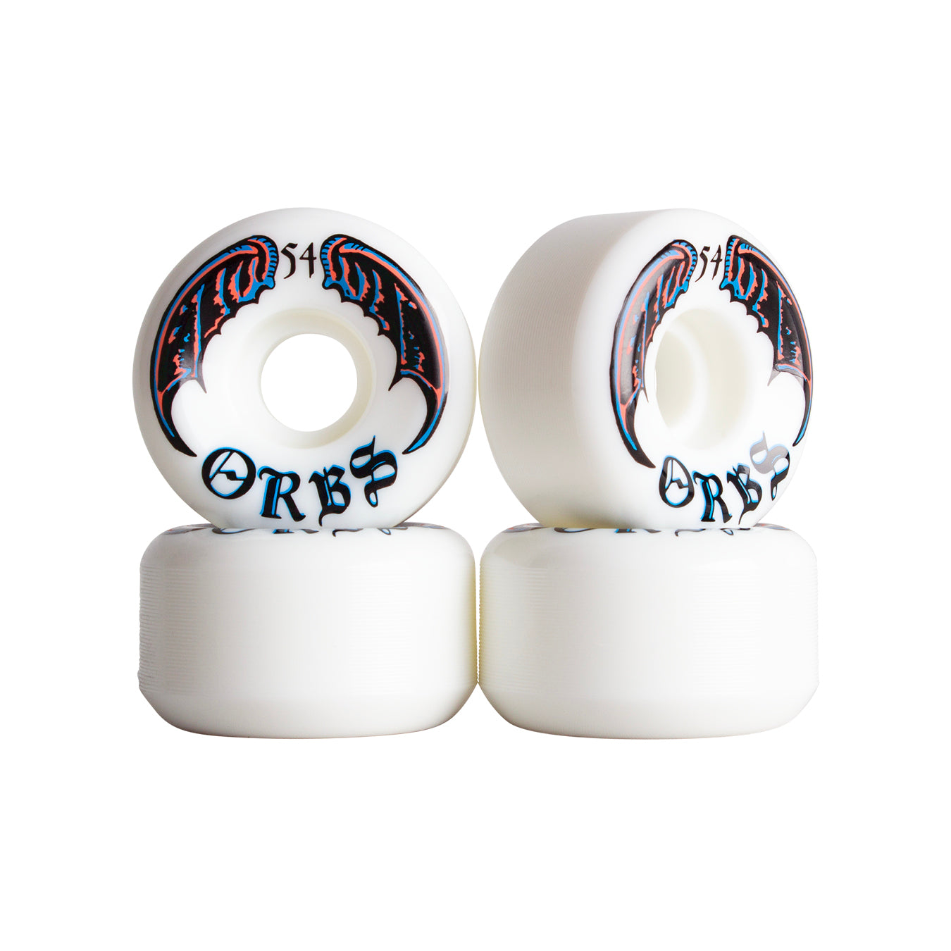 Orbs Specters Skateboard Wheels White 54mm