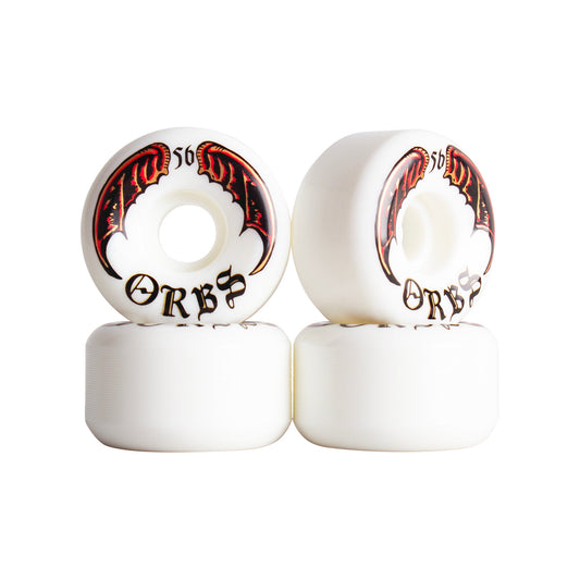 Orbs Specters Skateboard Wheels White 56mm