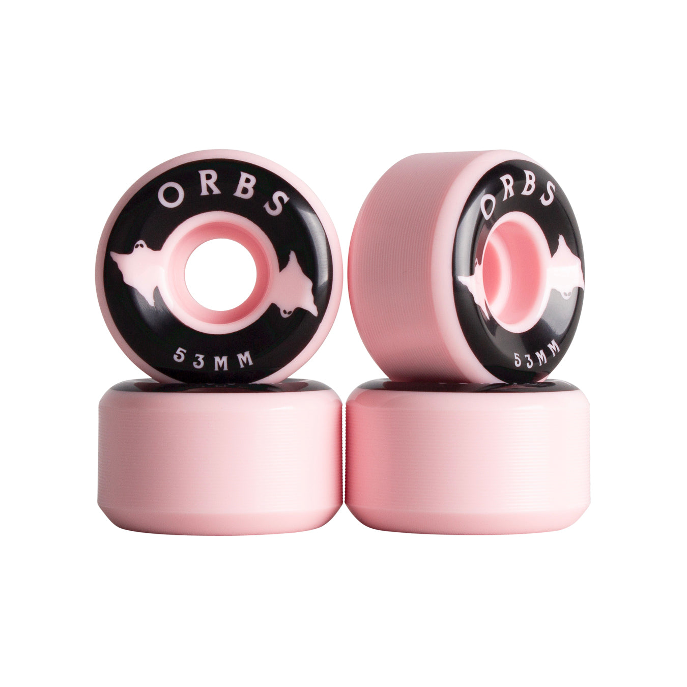 Orbs Specters Skateboard Wheels Light Pink 53mm