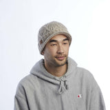 Coal Yukon Cable Knit Wool Brim Beanie
