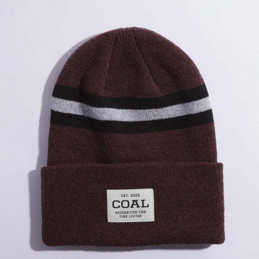 Coal Recycled Wool Uniform Knit Cuff Beanie - Stripe