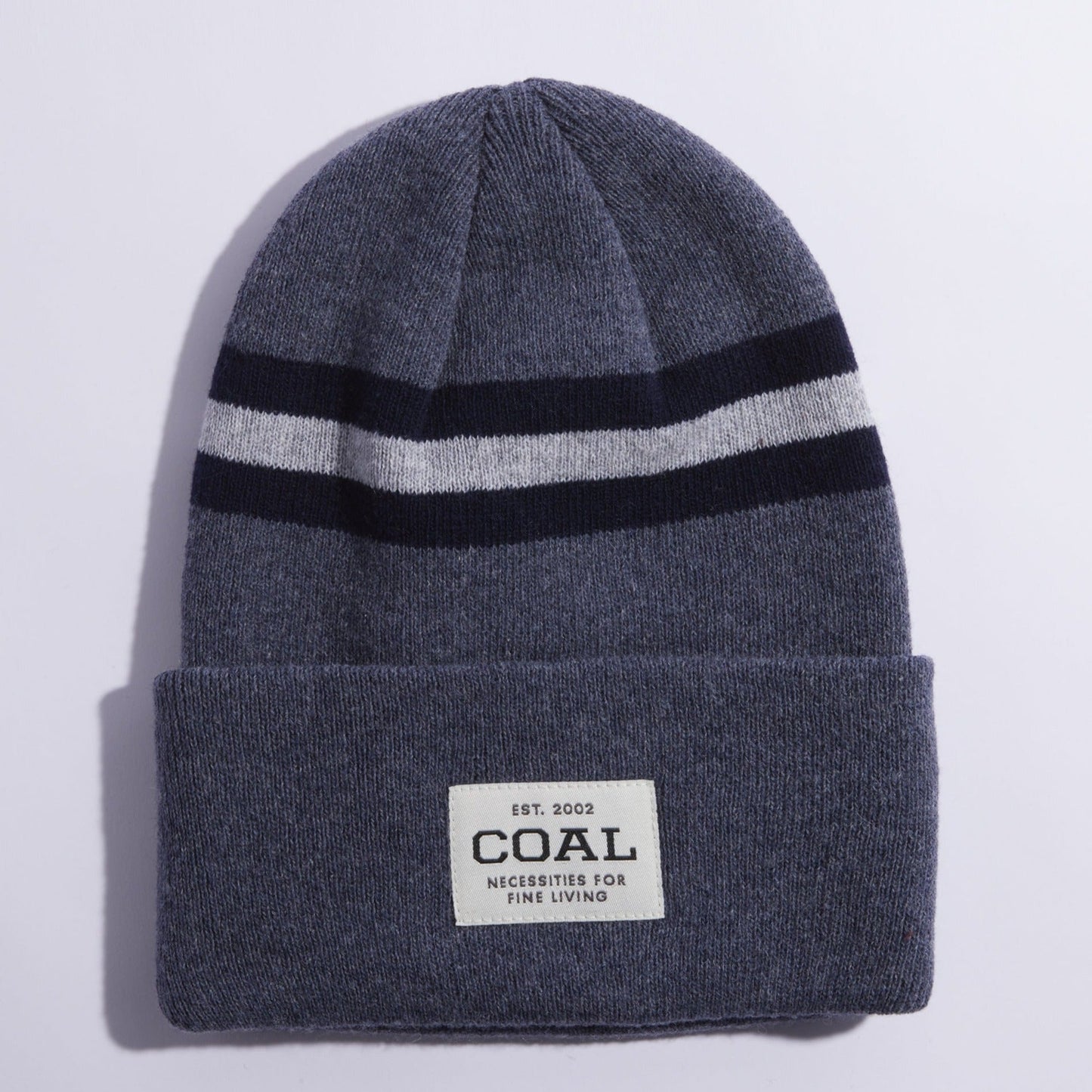 Coal Recycled Wool Uniform Knit Cuff Beanie - Stripe