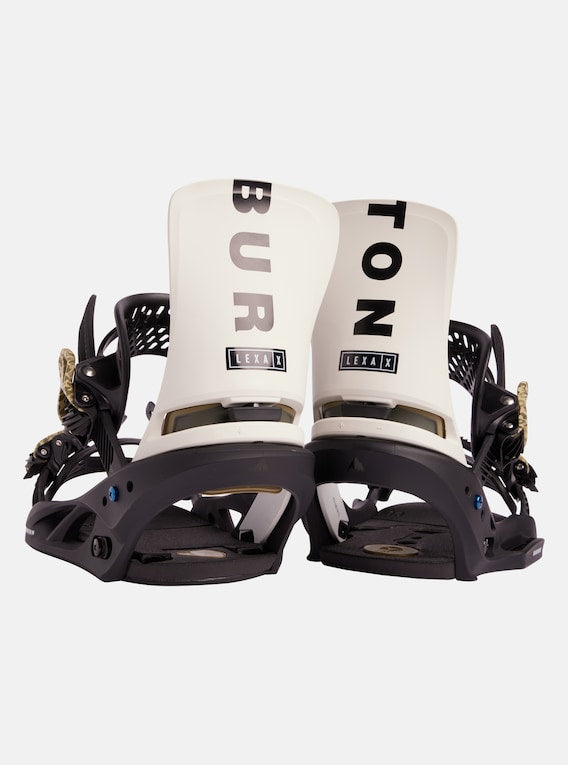 Burton Women's Lexa X Re:Flex Snowboard Bindings - 2023 - Black / Stout White / Logo