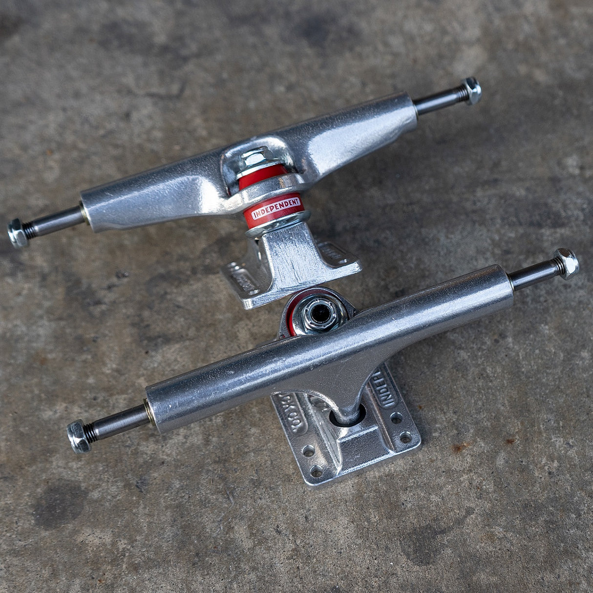 Independent Stage 4 Polished Skateboard Trucks - Multiple Sizes