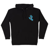 Screaming Hand P/O Hooded Sweatshirt Santa Cruz Black