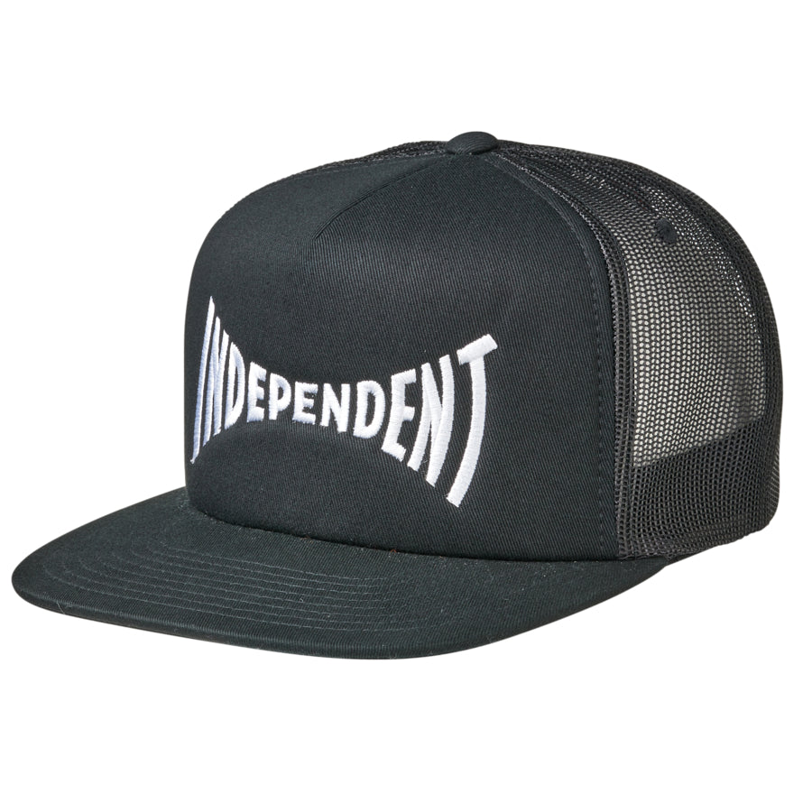 Span Trucker Hat Black Independent