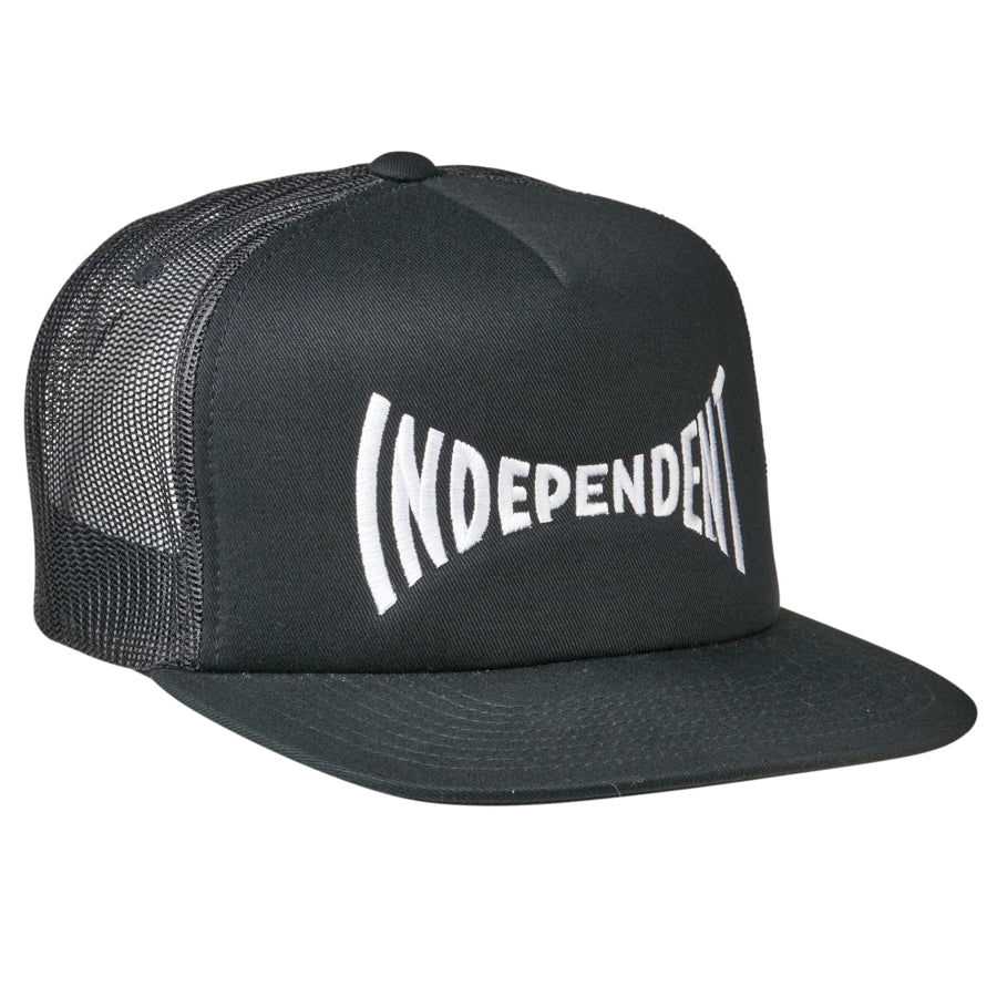 Span Trucker Hat Black Independent