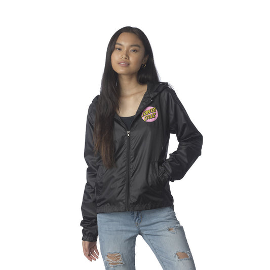 Santa Cruz Other Dot Windbreaker Jacket - Black, Small