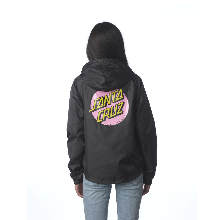 Santa Cruz Other Dot Windbreaker Jacket - Black, Small