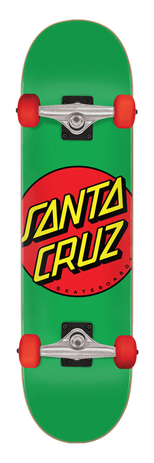 Santa Cruz Classic Dot Mid Skateboard Complete - 7.80